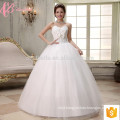 Wholesale women off shoulder sweetheart lace applique plus size ball gown wedding dress